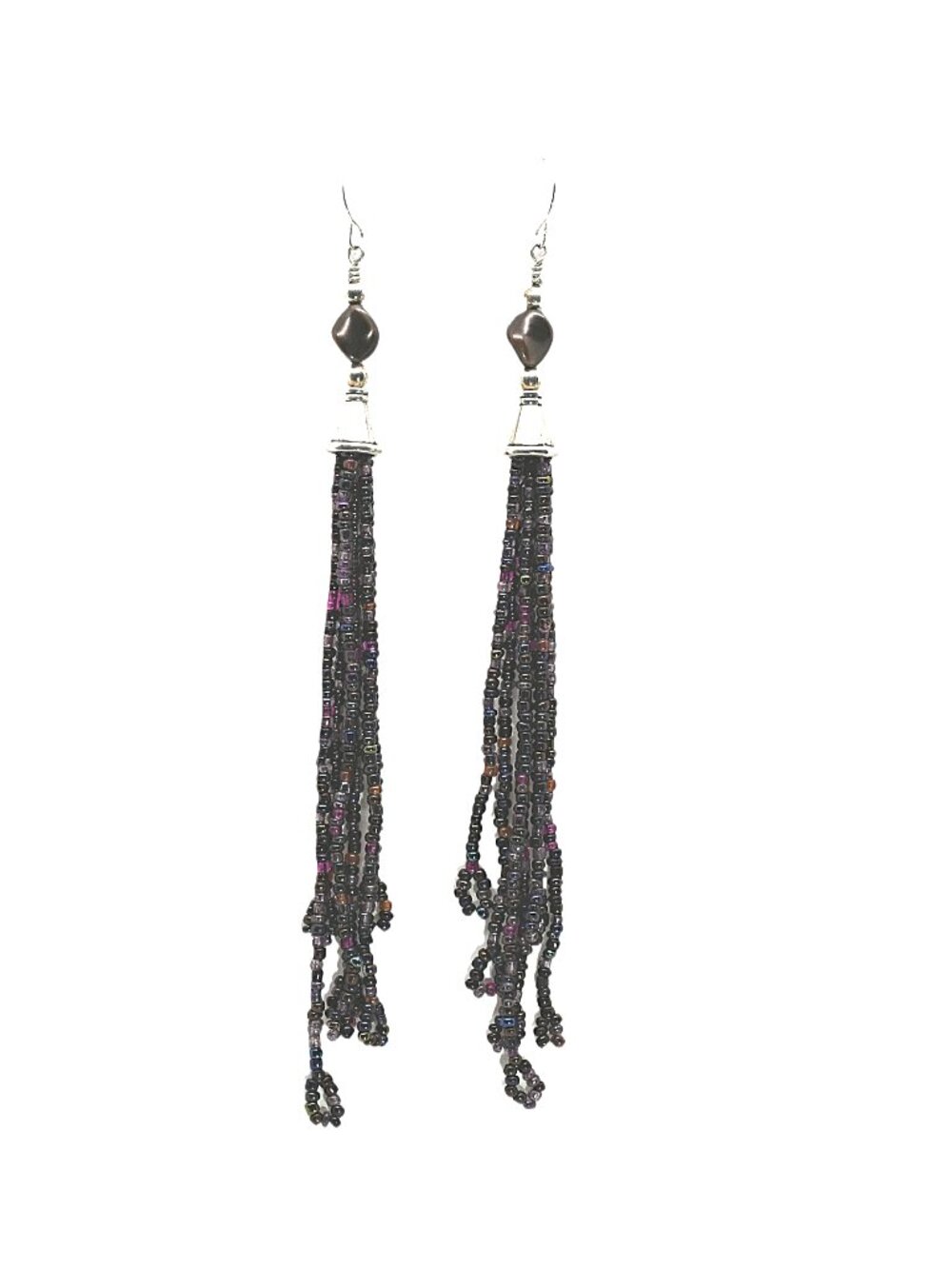 Falling Brown Waterfall Earrings